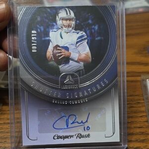 Cooper Rush Shutter Signatures Autographed Card